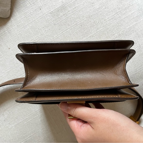 CELINE Box Bag (Small size) in Brown/Tan color - Picture 4 of 11